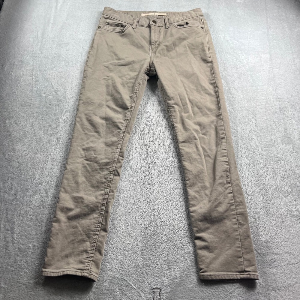 Banana Republic Travel Jean Mens 30x30 Slim Fit‎ Taupe Brown Stretch Pants